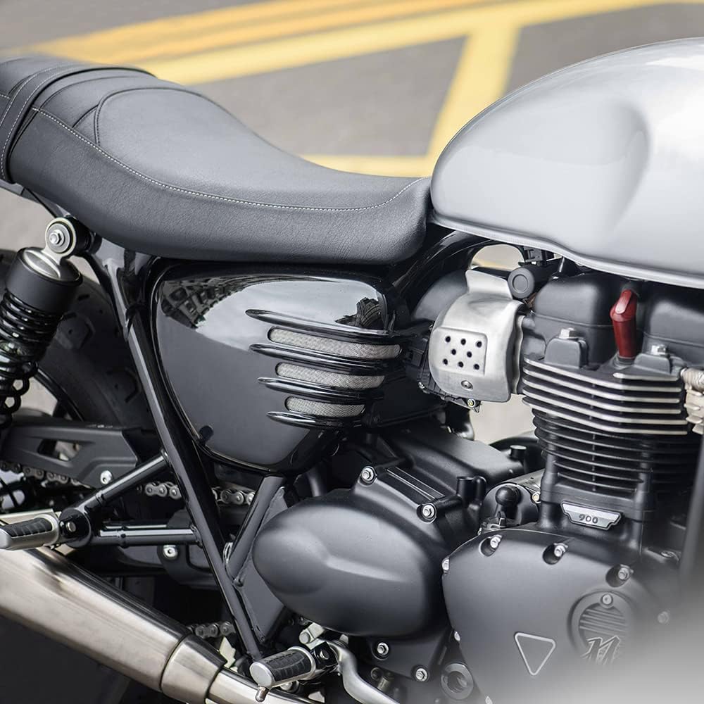 Motorcycle Accessories Left & Right Battery Side Fairing Covers Frame Cap For Triumph Street Cup/Street Twin/Street Scrambler 2017-2021