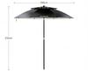 Captain Stag UD-70 Outdoor Parasol 200cm