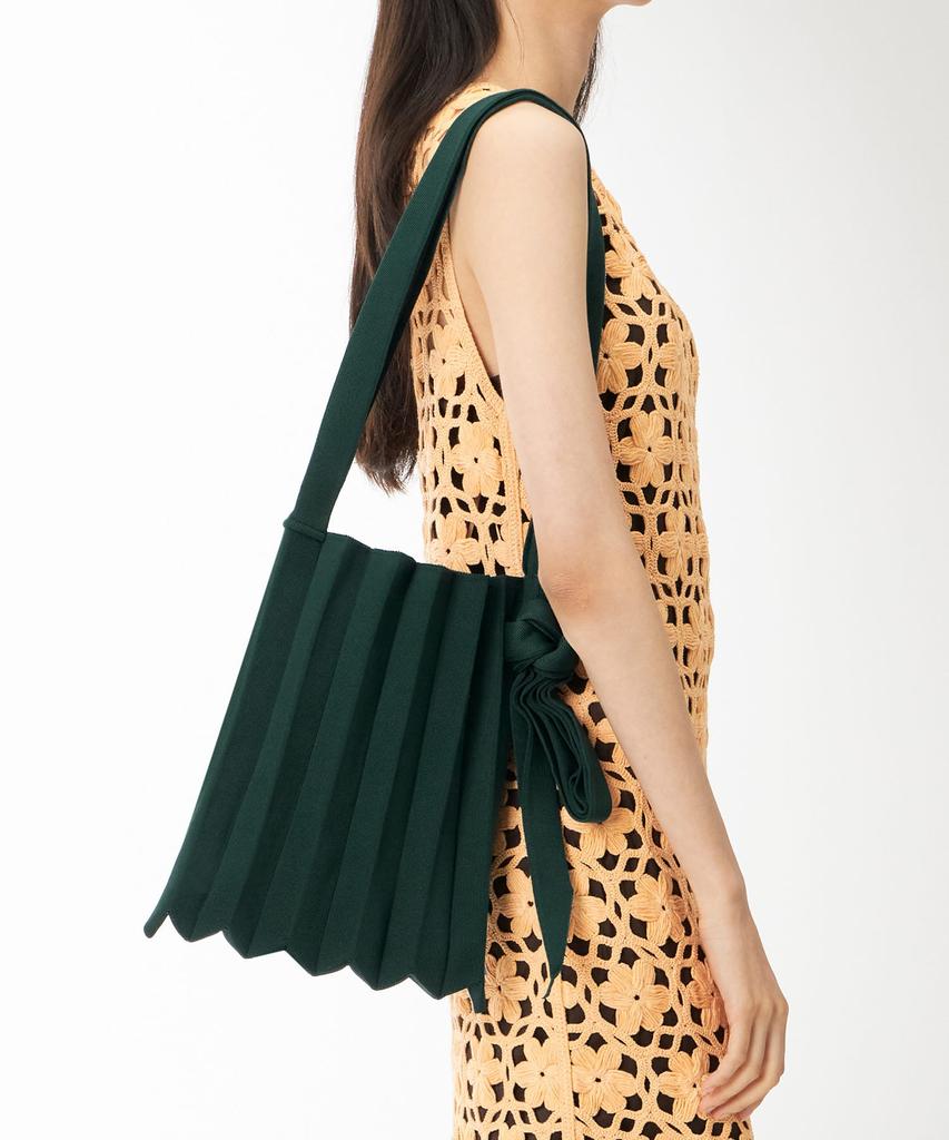 Pleatsmama New Crossbody Bag Deep Green