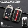 Car Key Case Cover Shell Fob For Chevrolet Colorado Silverado 1500 2500HD 3500HD GMC Yukon Sierra Canyon Keychain Accessories
