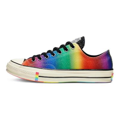 Chuck Taylor All Star 1970s Pride Low-Top Canvas Shoes Unisex Red, Yellow and Blue