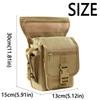 Multiple Pockets Drop Leg Bag Durable Drop Leg Belt Pouch  Outdoor Equipment Bag