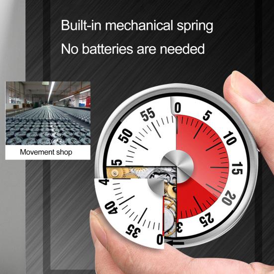 Kitchen Timer for Cooking High Precision Chef Timer Clock Magnetic Mechanical Desk Timer Countdown