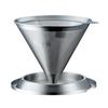 KORRES Coffee Dripper, Gold Filter, Cone, 8-Cup Capacity, C270SS