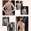 Female Summer Thin Sexy Beauty Back Before Buckle Buckle Shoulder Sling Small Chest Gather Triangle Cup Underwear