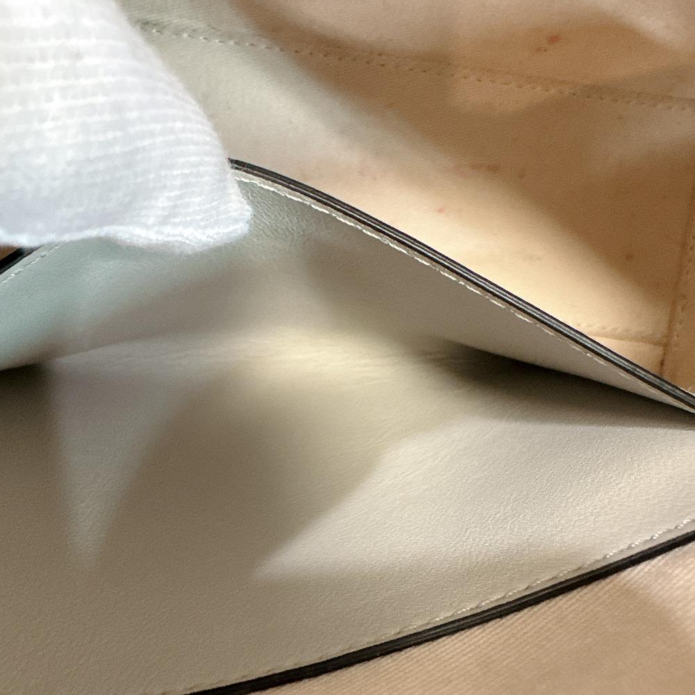 Valentino Garavani Mini Boston Bag with Strap, 2-Way leather Handbag white leather Used