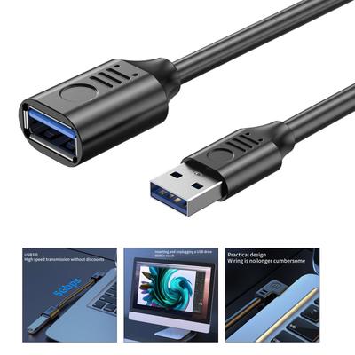Prodlužovací kabel USB 3.0 Vysokorychlostní prodlužovací kabel USB 90° Přenos dat z mužského do ženského pohlaví 5 Gb/s pro prodlužovač myši
