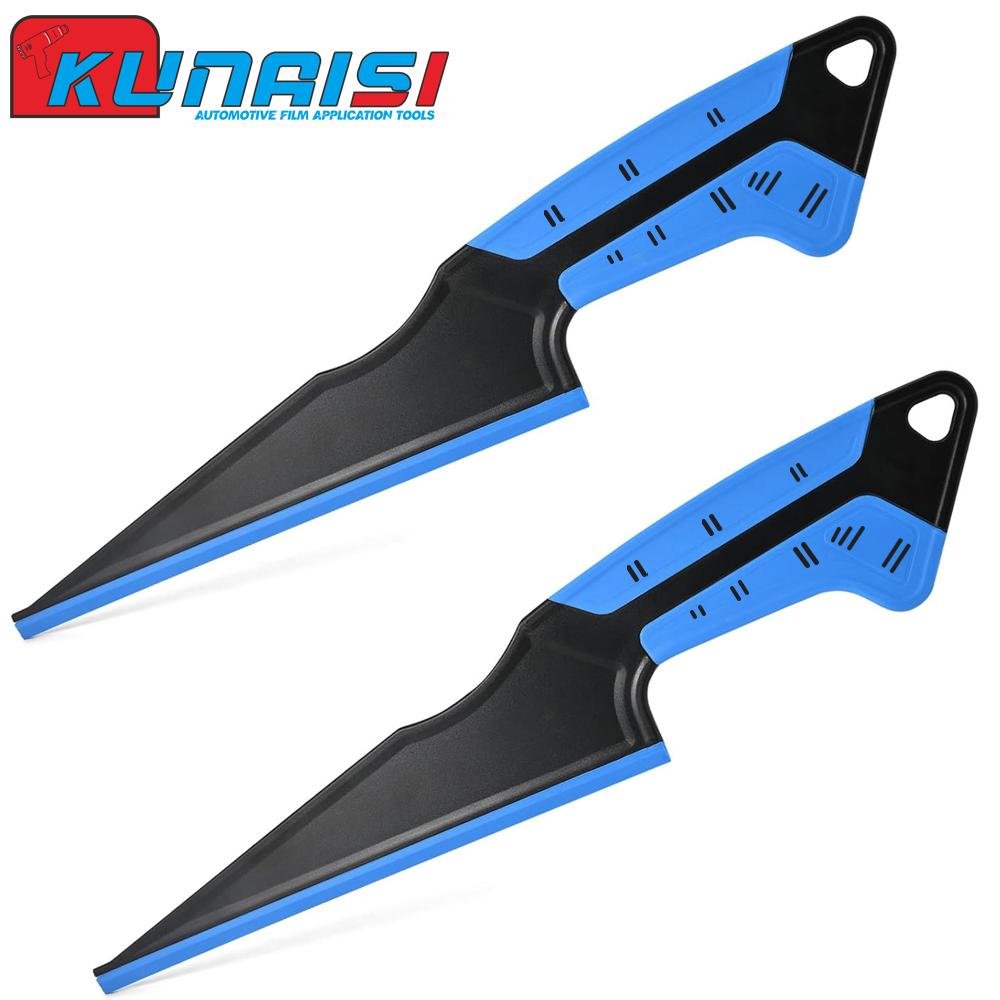 KUNAISI Professional Car Wrapping Squeegee Scraper Magnetic Soft Blade Water Wiper for Window Tinting 38.6cm