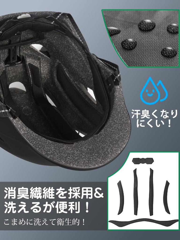 Shinmax Bicycle SG Adults and JAPAN Rear Cap Urban AF Model Helmet, Standard, Unisex, Children, FIT, Light, Women's, Student, Commuter, Style, Style,