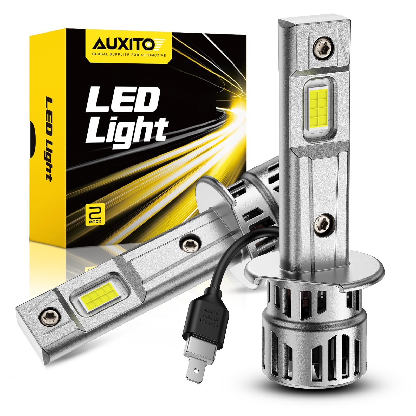 

AUXITO H1 LED 6500K Супер Осмотр Транспортного Средства Оснащен 16 Светодиодами 3570 6x Яркость Охлаждение Без Адаптера Легкий IP68 Длительный Гарантийный Срок от Продавца белый