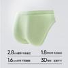 Men's Triangle Underwear Summer Breathable Antibacterial Crotch Large Size Mid Waist Men's Triangle Underwear