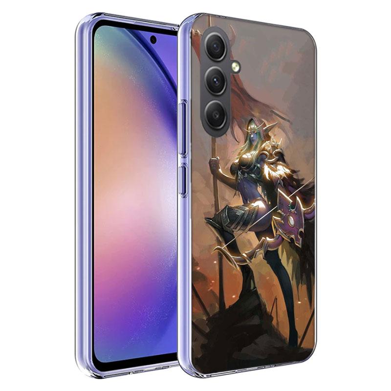W-World Of W-Warcraft Elf Phone Case for Samsung A16 A26 A36 A56 A17 A37 A57 A07 A06 A02S A03 A04S A05S Galaxy Note 20 10 A50S A