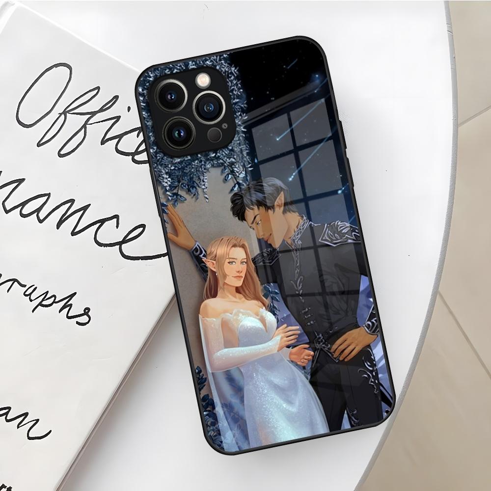 Acotar A Court of Mist and Fury Phone Case for Iphone 17 16 Air 15 14 12 11 13 Pro Max Mini X Xr Xs Se Puls glass Cover