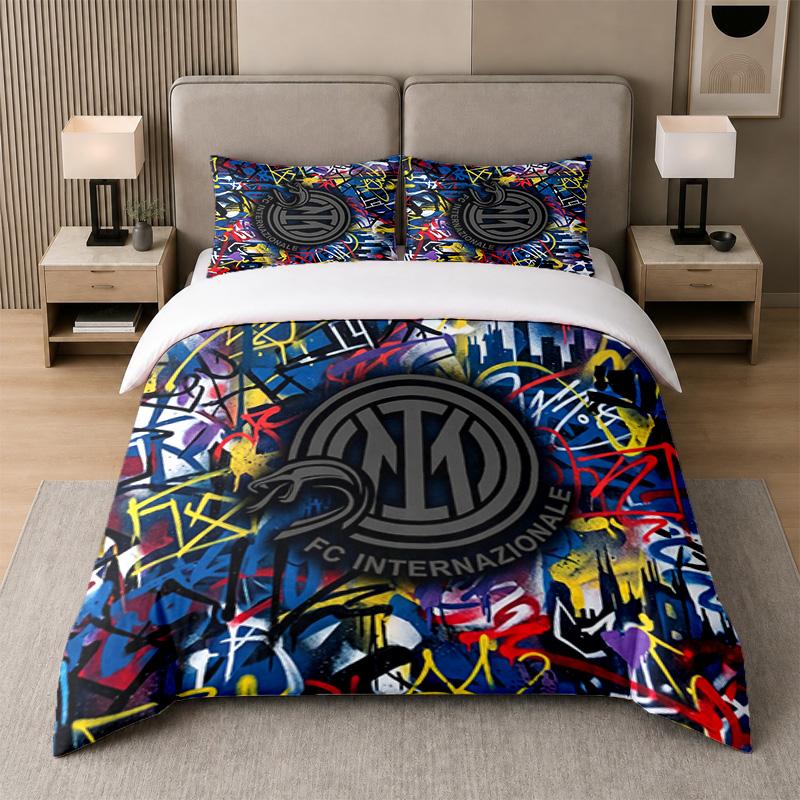 3Pcs Bedding SetBorussia Dortmund Soft Bed Sheet and Two Pillowcases Home Bedroom Decor