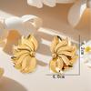 Light Luxury Fashion High-end Stud Earrings, Water Drop Petal Earrings, Smooth and Shiny Earrings, Ball Wearing Jewelry.