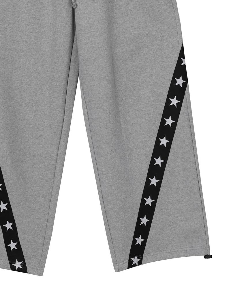 BAUF B Star Line Wide Sweatpants [Gray]