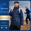 Windproof Winter Workwear One-Piece Jacket with Fleece Lining for Men and Women, Custom Logo Printing Available.
