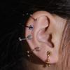 2pc Women Fake Piercing Nose Ring Hoop Septum Non Piercing Nose Clip Rock HipHoop Stainless Steel Magnet Punk Body Zircon