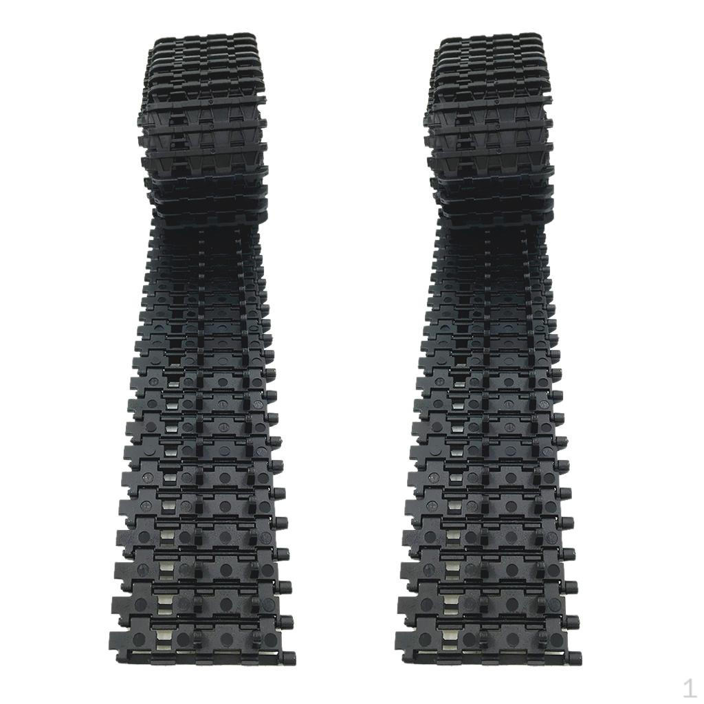 

2 шт. 78 см Пластикова гусениця танка Знімне гусеничне шасі для робота DIY частина