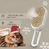 Perie de Masaj Curățare 3 în 1 pentru Animale de Companie, Reîncărcabilă USB, Spray cu Abur, Masajor Electric, Este Potrivită pentru Pisici și Câini pentru a Îndepărta Nodurile și Părul Mort, Toaletare Animale de Companie
