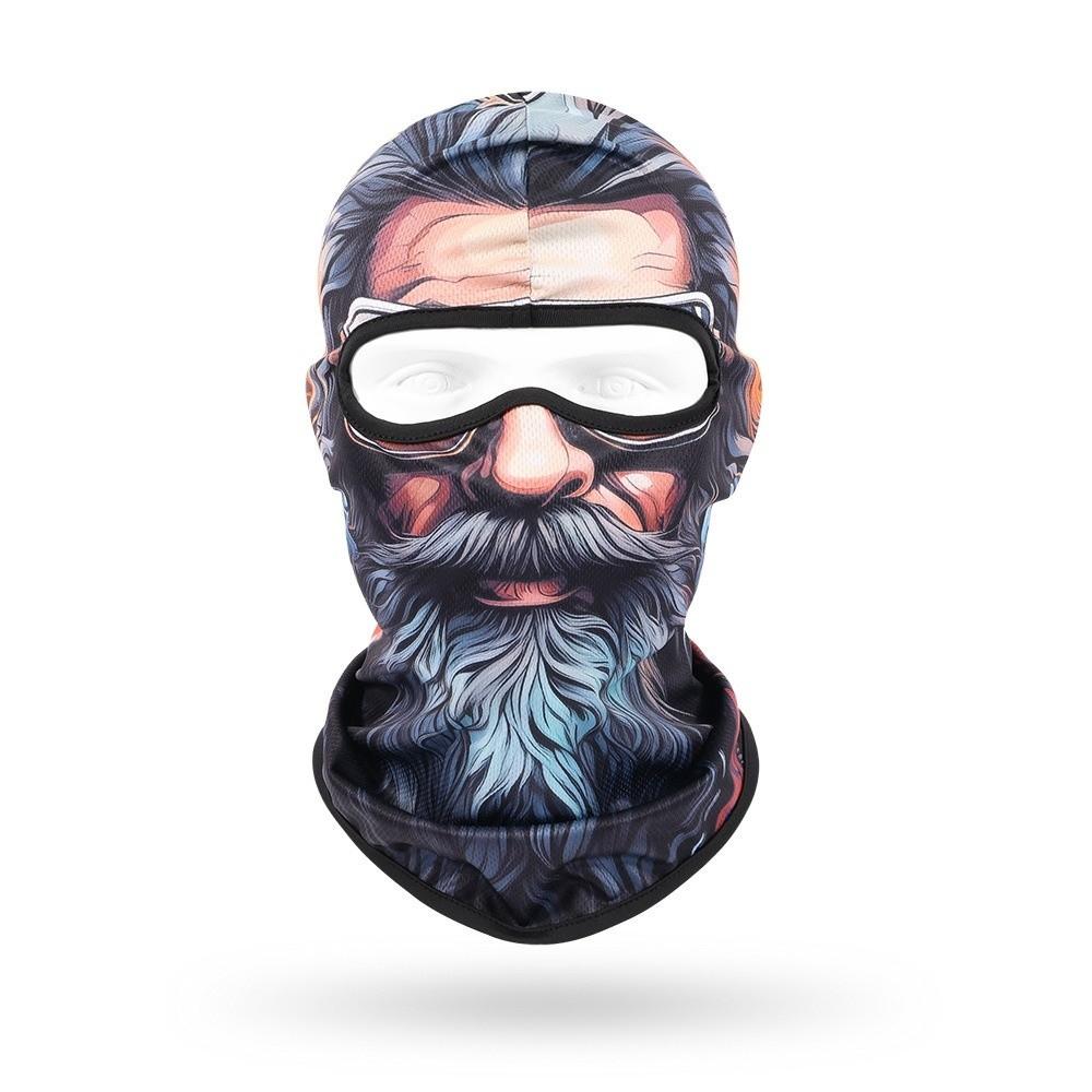 Beard Pattern Full Face Scarf Breathable Head Cover Cap Hood Caps Cycling Mask Outdoor