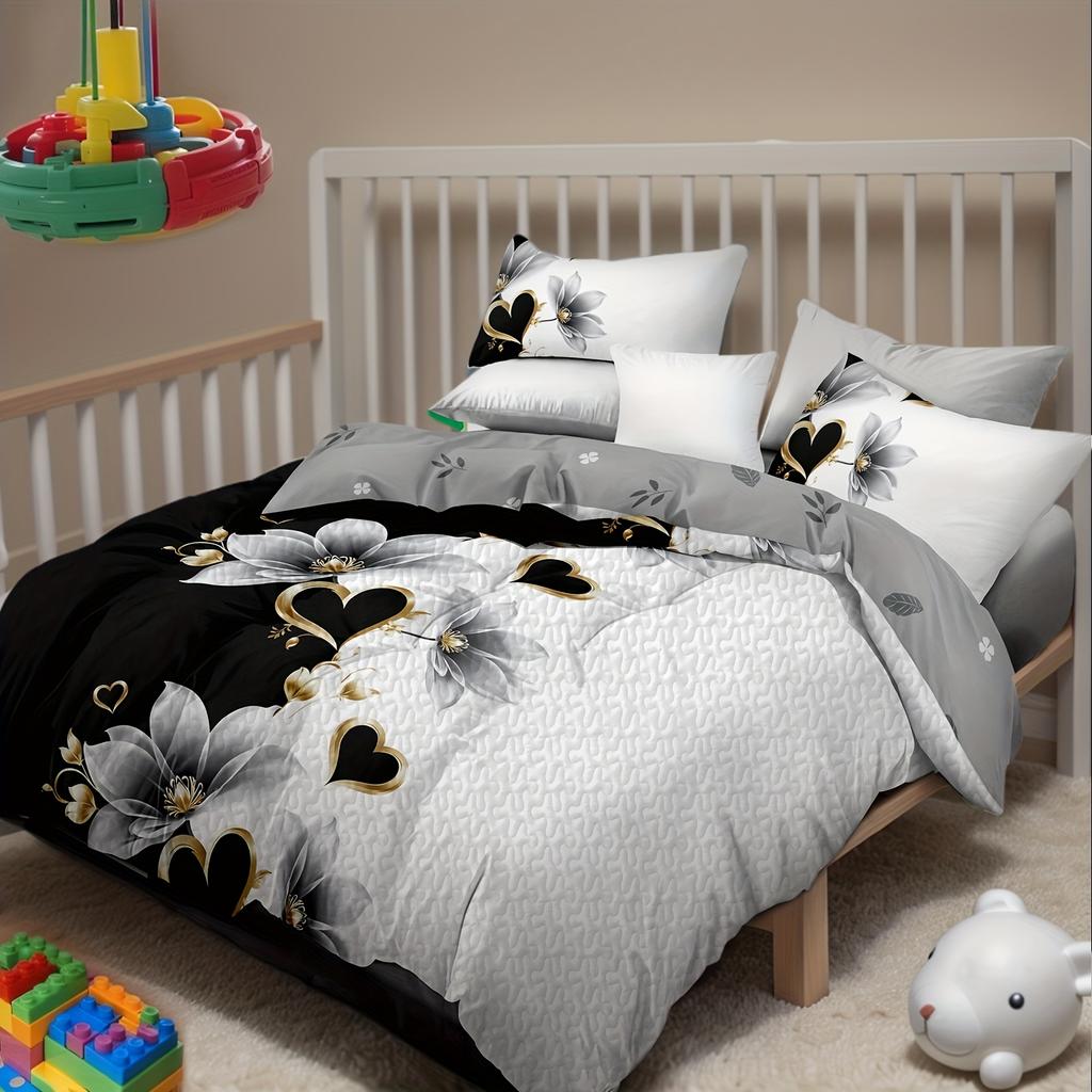 3pcs Thick Touch Quilt Set, Upgraded Luxury Quilt Set Pillowcases, Flat Sheet, Four-season Bedding Set, Suitable For Home