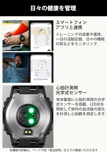 Casio G-Shock wristwatch G-SQUAD heart rate monitor Bluetooth model DW-H5600MB-1JR mens black.
