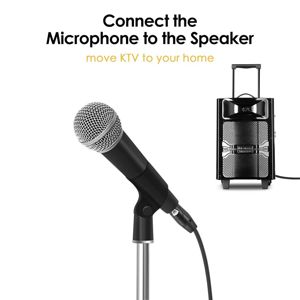 Twozoh XLR Female To Male TRS Jack TRS Balanced and XLR Microphone 20M 6.35mm (1/4") Cable, Quarter-Inch Cable, (Professional/Hifi)