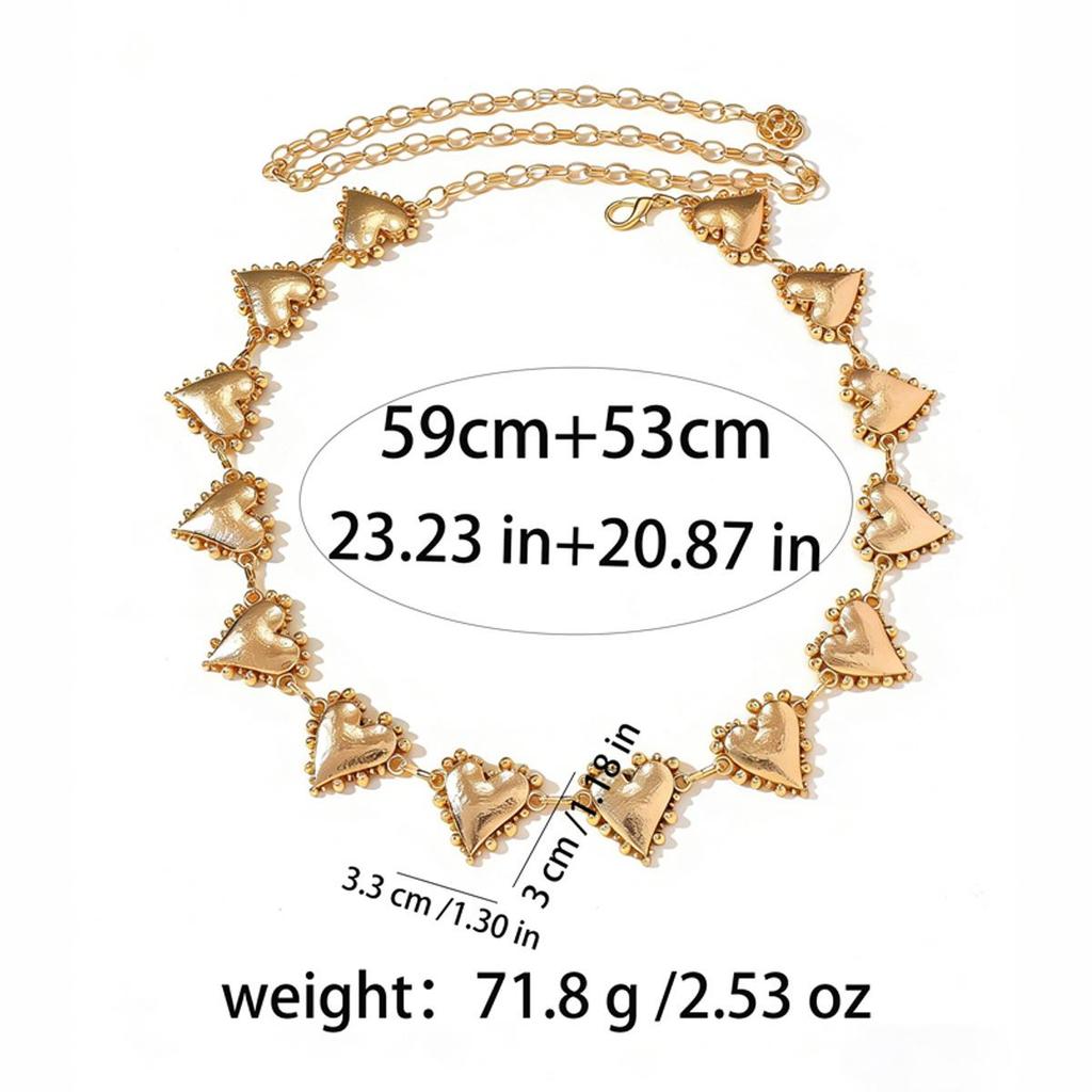 Bohemian Retro Metal Waist Chain for Women - Ethnic Style Body Jewelry