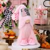 Rudolf Pink Unique Gnome Plush Doll Decorative Piece For Elegant Holiday Home Accents