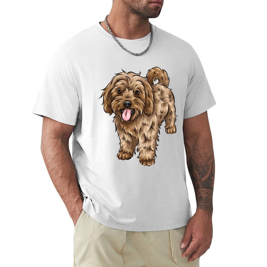 Cute Cavapoo Cute Dog Art Tshirt Plus Size Lightweight Tee Shirt