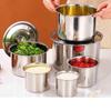 Chuangfa 10cm Stal nierdzewna Słoiczek na przyprawy