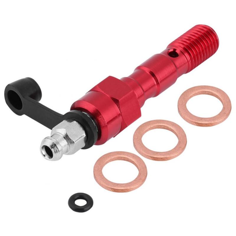 M10*1.25Mm Motorcycle Brake Caliper Screw Banjo Bleed Nipple Washers