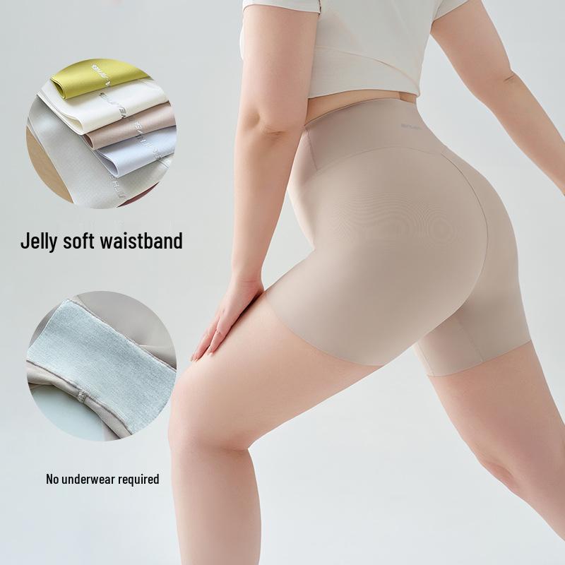 

Женские шорты для йоги и велоспорта с высокой талией 2025, шорты-акула с защитой от просвечивания, больших размеров M