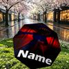 Custom Name Personalized Huggy Wuggy Print Umbrella, Auto Open Close, 8‑Rib Sturdy Frame, Commute Camping Hiking Use, Birthday Gift
