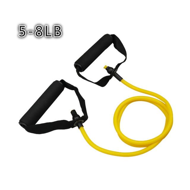 Resistance Bands with Handles Yoga Pull Rope Elastic Fitness Exercise Tube Band for Home Workouts Strength Training