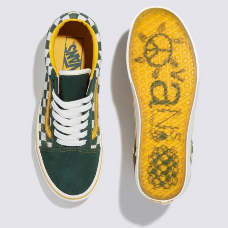 Barnes Artist Collection Rare Bus Old School Green Yellow Vn000cr502i1