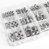 304 Stainless Steel Cup Point Set Screws Kit, Hex Socket Allen Key Grub Screws Assortment , M3 M4 M5 M6 M8 M10 Sizes, DIN 916