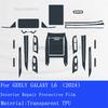 For GEELY GALAXY L6 2024 Car Interior GPS Navigation LCD Screen TPU Protective Film  Protector Cover Decoration Car Stickers