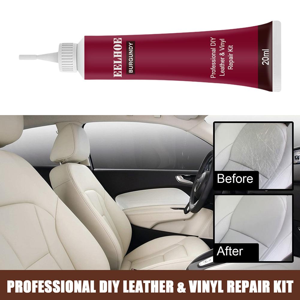 20ml Car Seat Leather Refurbish Cream Repair Paste Restore Lustre Sofa Leather Repair Gel Car Interior Repair Scratches