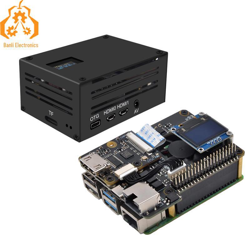 

Raspberry Pi 4 PiKVM-A3 V3 HAT: Remote KVM O&M via HDMI & CSI Over IP.