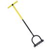 Yard Aerator Lawn Aerator Spikes Aerating Tool Ergonomic T-Handle Garden Scarifier With Wide Foot Plate For Landscaping Farming