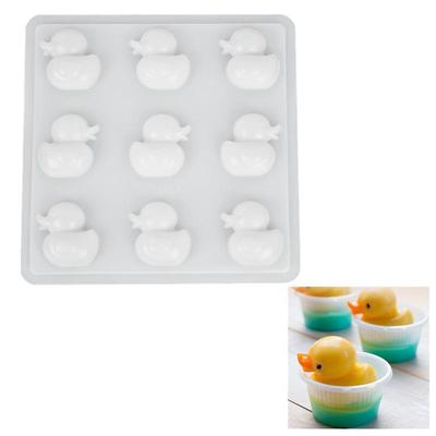 9 Aufeinanderfolgende Enten Weichbonbon Schokoladenbonbon Gelee Puddingform Keks Kuchen Seife Handwerk Backform Dekorative Konditorei DIY Werkzeug