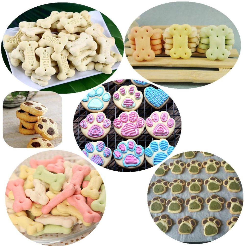 Bone Shape Puppy Dog Paw Handmade Chocolate Baking Mould Ice Cube Tray Silicone Molds Cake Making