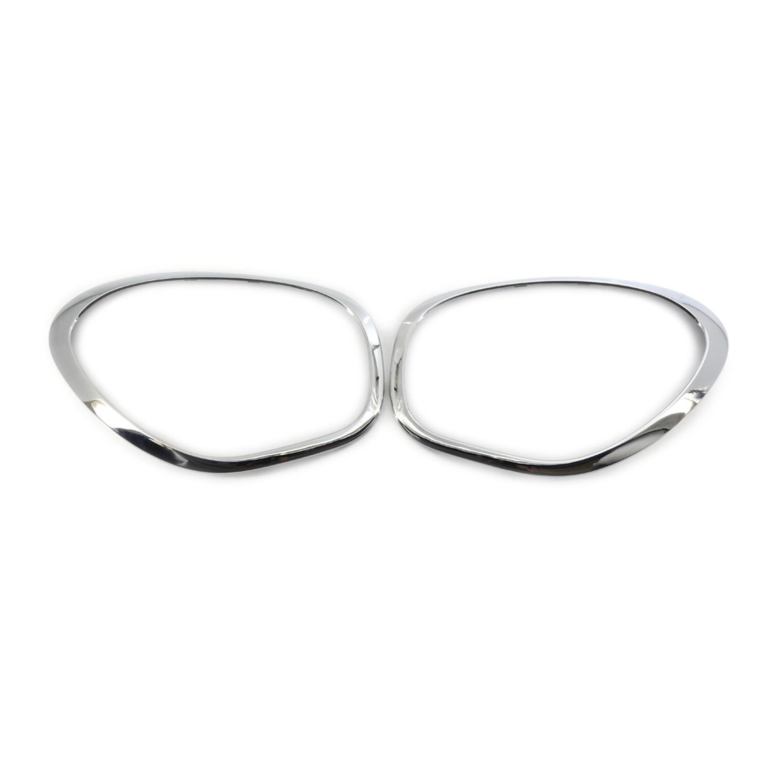 

Headlight Trim Ring 2pcs Replacement for BMW MINI Cooper Countryman 2011 2016 OEM 51139801573; 51139801574