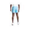 Adidas Striped Logo Print Elastic Waist Casual Shorts Men Shorts Light-Blue IY0713