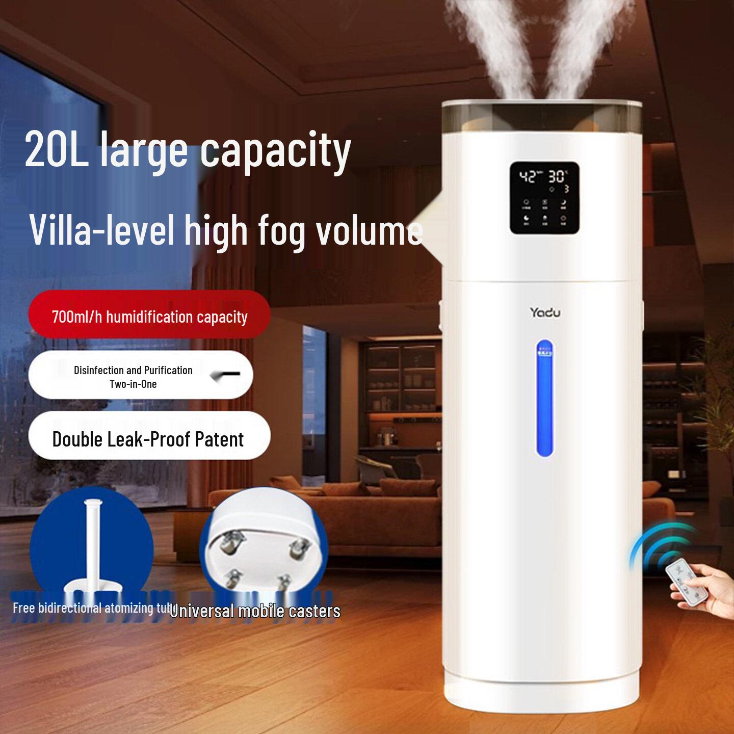 Yadu SC500-QL180 Smart Air Humidifier with Large Capacity, Quiet Operation, Baby-Safe Purification, and Aromatherapy.
