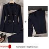 Women's Professional Suit Set: Elegant Spring/Autumn Attire for College Interviews & Hotel Manager Uniform.