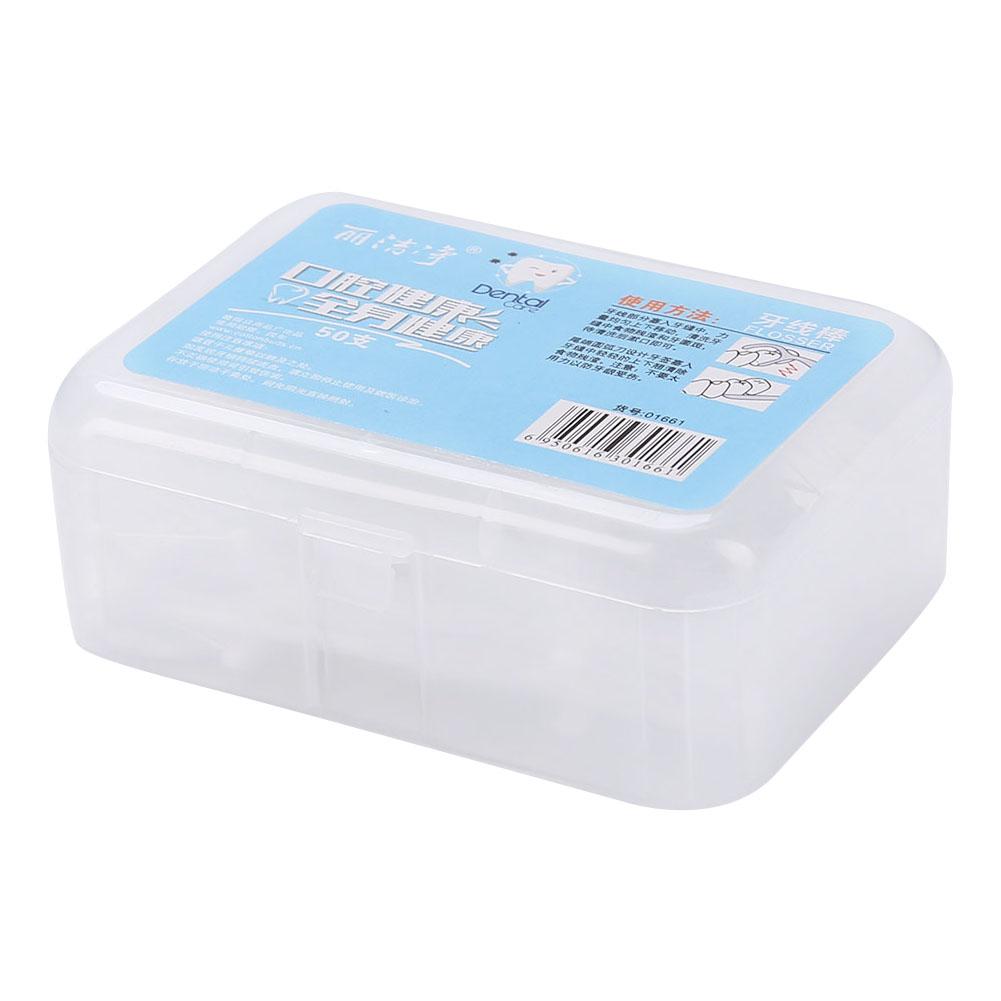 

50 шт одноразовая зубная нить межзубная щетка для чистки десен полости рта