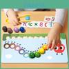Nonelectric Wooden Counting Bead Puzzle For Early Education Focus Development